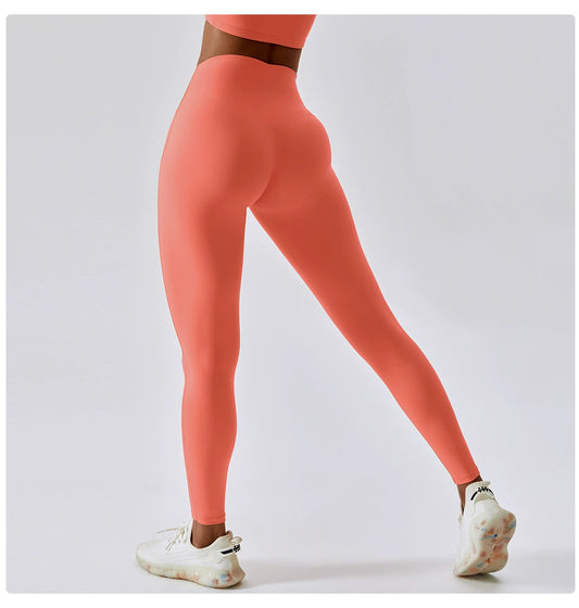 Women's High Waisted Seamless Workout Leggings Butt Lifting Gym Yoga Pants Booty Tummy Control Tights